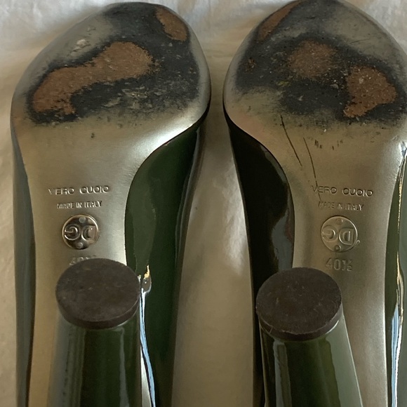 Dolce & Gabbana Green Patent Leather Heels - Picture 7 of 10